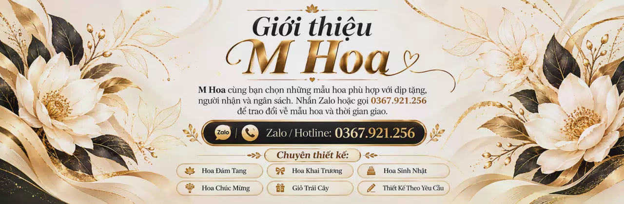 Ảnh bìa Shop hoa tươi Xã Chợ Vàm An Giang - Tư vấn hoa theo từng dịp